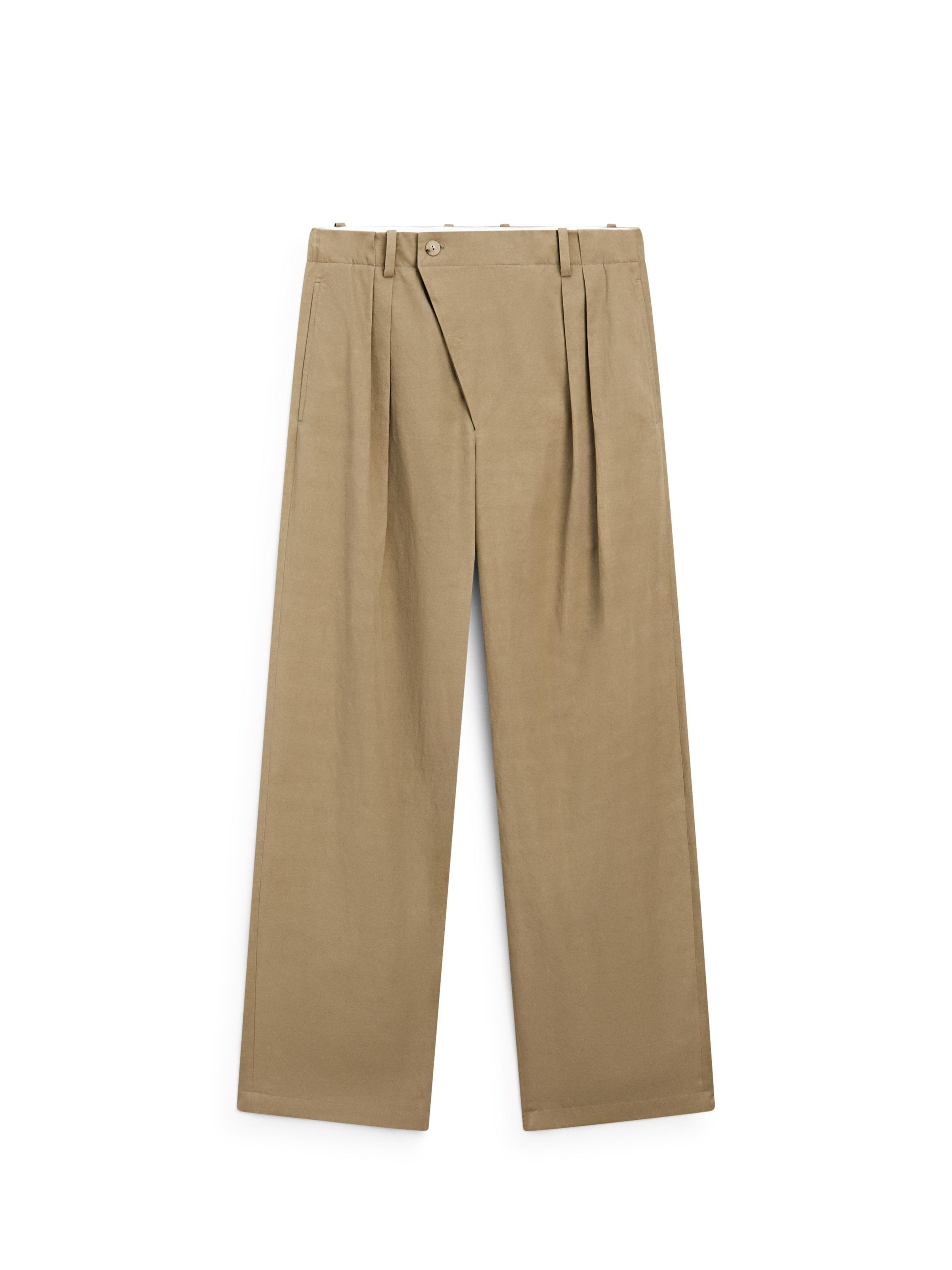 Pantalon à plis avec fermeture croisée - STUDIO